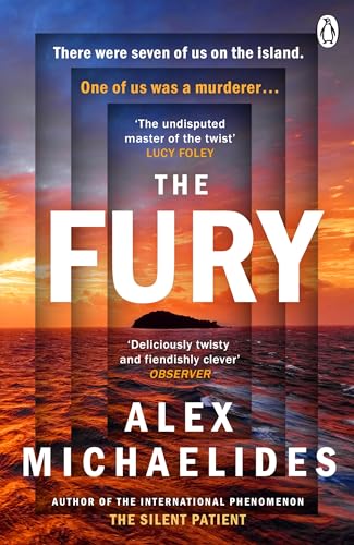Book cover for "The Fury" with stormy ocean and large white text.