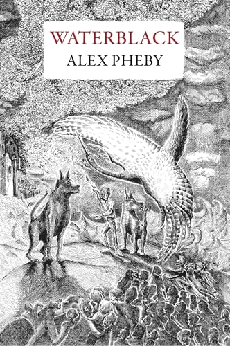 Book cover with detailed black and white illustration of figures and a large fish.