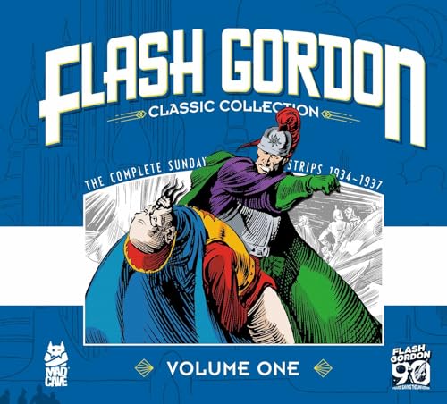 Cover of "Flash Gordon" comic collection featuring a hero and villain fighting.