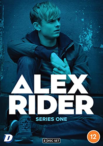 Alex Rider Season 1 DVD cover featuring a young man in a hoodie.