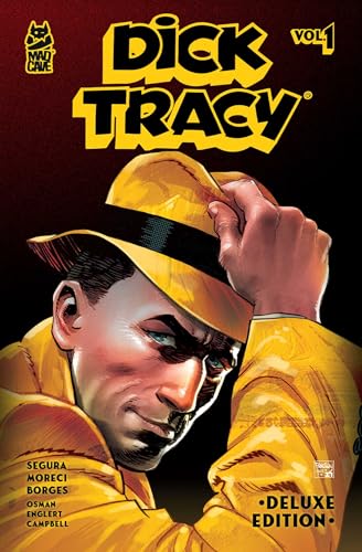 Dick Tracy comic cover: detective in yellow trench coat and hat.
