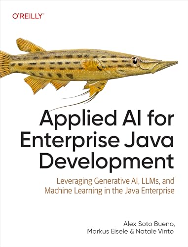 Book cover with a pike illustration and title about Applied AI.