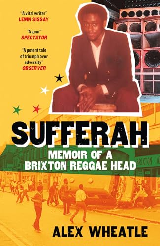 Book cover featuring a man in a suit, sound system speakers, and Brixton street scene.