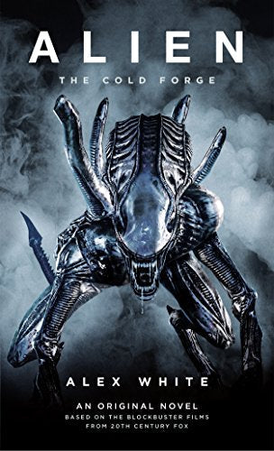 Book cover featuring a menacing, metallic Xenomorph from the Alien franchise.