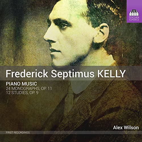 CD cover featuring a portrait of composer Frederick Septimus Kelly.