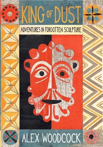 Book cover: “King of Dust” featuring a red and grey sculpted face.