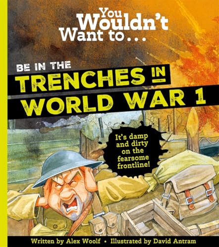 Book cover depicting a distressed soldier in a World War One trench.