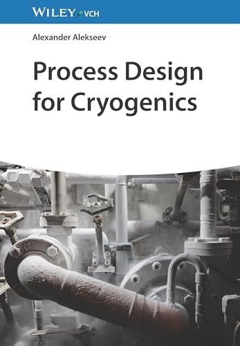 Book cover: “Process Design for Cryogenics” with industrial machinery image.