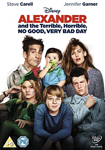 Alexander and the Terrible, Horrible, No Good, Very Bad Day" DVD cover.