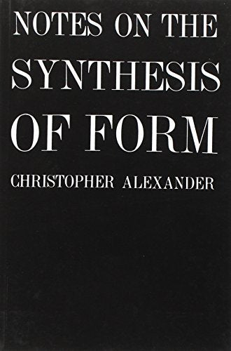 Black book cover with white text: "Notes on the Synthesis of Form.