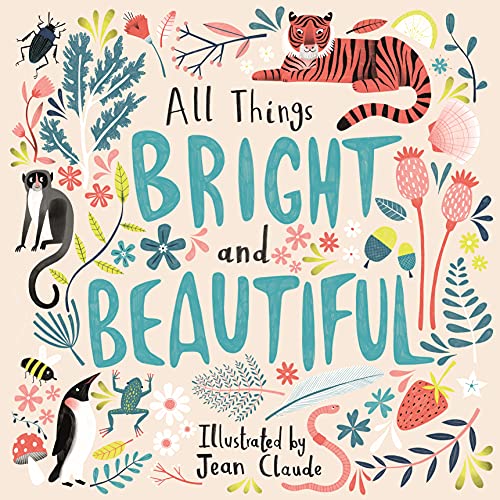 Book cover with colorful illustrations of animals and plants.