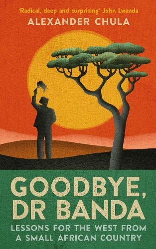 Book cover showing a silhouette of a man waving against a large yellow sun.