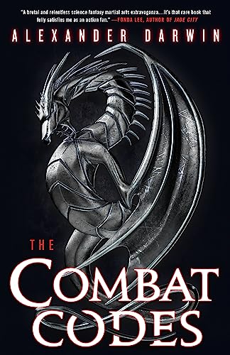 Book cover featuring a metallic dragon and the title “The Combat Codes”.