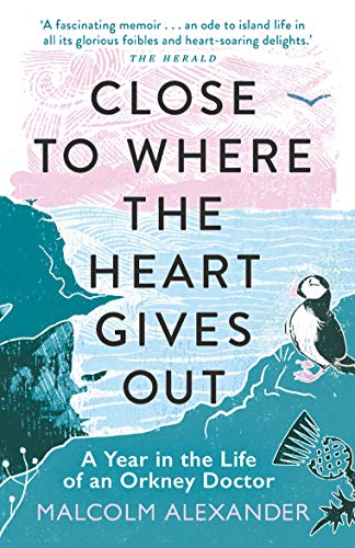 Book cover featuring a puffin on a cliffside with sea and sky illustration.