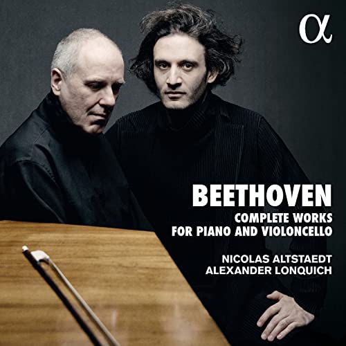 CD cover featuring two musicians and the text "Beethoven Complete Works".