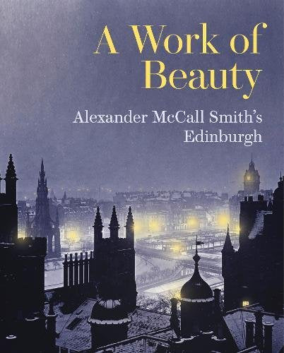 Book cover showing a snowy, twilight view of Edinburgh with title text above.