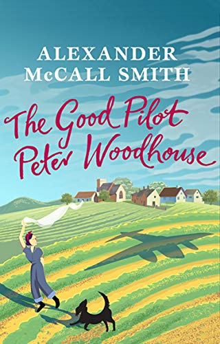 Book cover showing a person waving a scarf in a field with plane shadow.