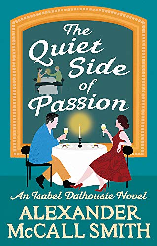 Book cover: illustrated couple dining, teal and orange color scheme.