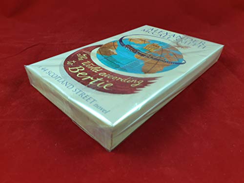 A paperback copy of The World According To Bertie on a red background.