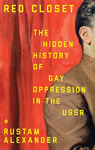 Book cover: “Red Closet,” showing a man’s profile against red fabric.
