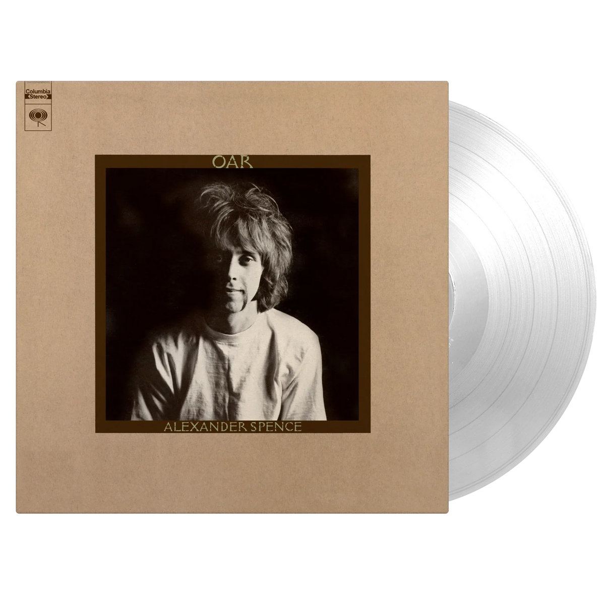 Vinyl record of Alexander Spence’s “Oar” with a portrait cover.