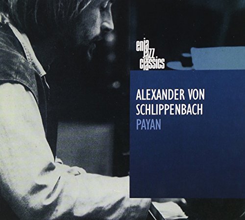 CD cover featuring pianist Alexander von Schlippenbach in blue tones.