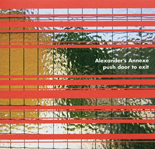 CD cover with abstract grid pattern and blurred foliage.