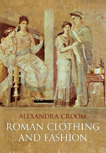 Roman fresco depicting people in classical clothing, book cover.