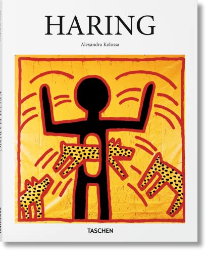 Book cover featuring Keith Haring’s iconic barking dog illustration.
