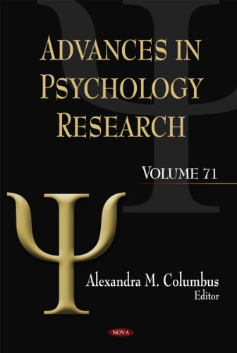 Book cover: "Advances in Psychology Research," Volume 71, with psi symbol.