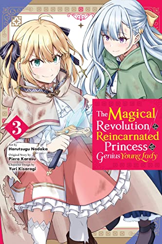 Manga volume 3 cover with two young women in fantasy attire.