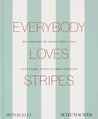 Book cover with vertical stripes and red text: "Everybody Loves Stripes.