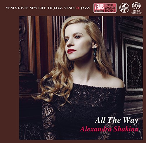CD cover featuring Alexandra Shakina, a blonde woman in a black lace dress.