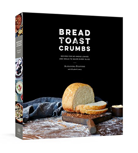 Cookbook cover featuring bread, text reading “Bread Toast Crumbs”, and recipes.