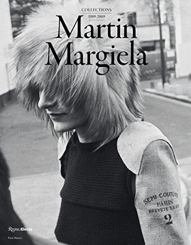 Black and white book cover featuring a person with shaggy hair wearing a top.