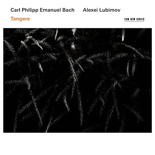 CD cover for C.P.E. Bach’s “Tangere” by Alexei Lubimov, abstract design.