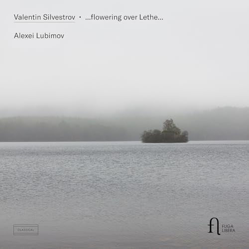 CD cover: misty lake with small island, text reading "Silvestrov... flowering over Lethe.