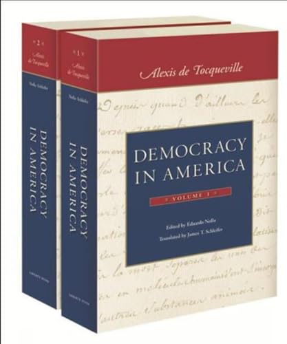 Two-volume set of “Democracy in America” by Alexis de Tocqueville.