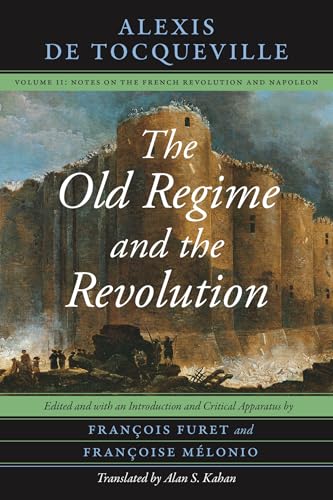 Book cover: “The Old Regime and the Revolution” with a fortress image.