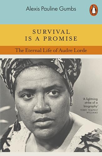 Book cover featuring a black and white portrait of Audre Lorde.