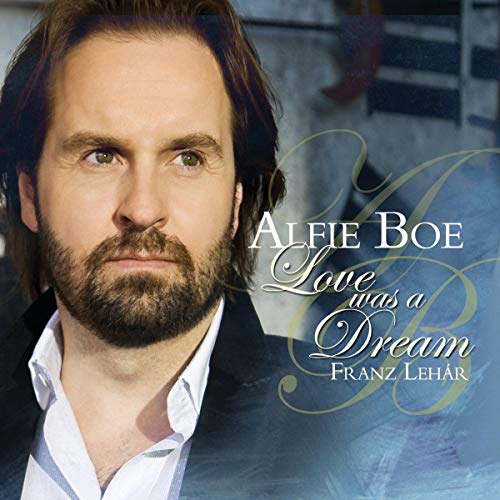 Alfie Boe CD cover featuring a portrait of the singer.