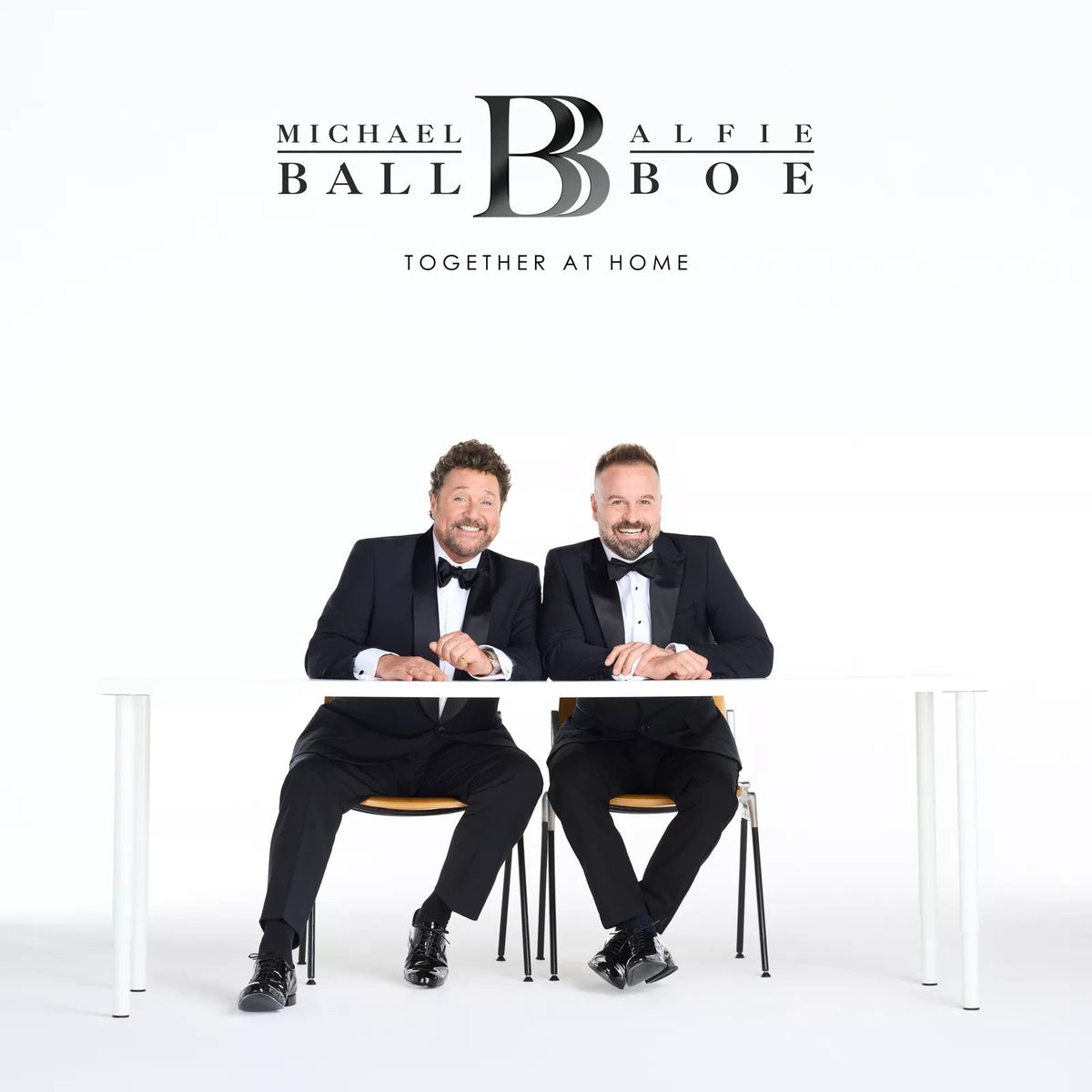 CD cover featuring Michael Ball and Alfie Boe in tuxedos.
