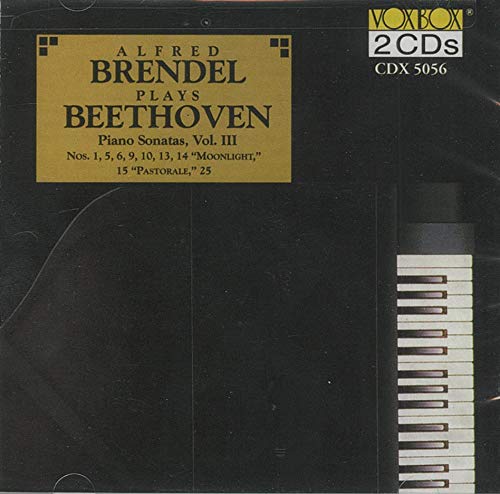 CD case for Alfred Brendel playing Beethoven piano sonatas, Vol. III.
