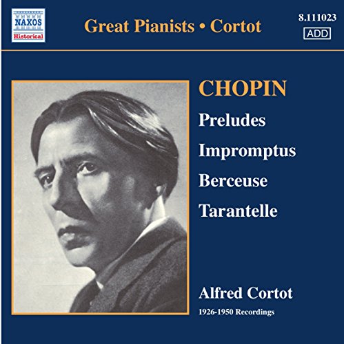 CD cover featuring pianist Alfred Cortot and Chopin compositions listed.