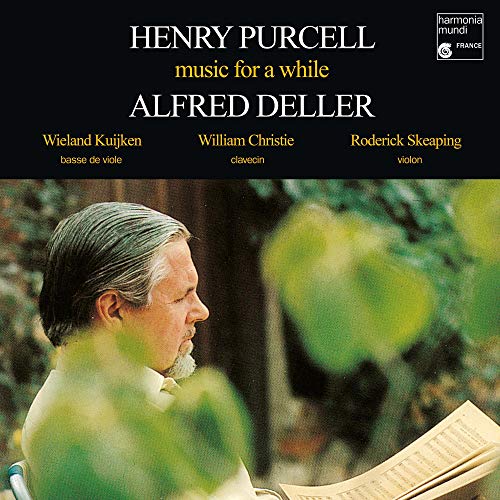 Album cover featuring Alfred Deller portrait and green foliage background.