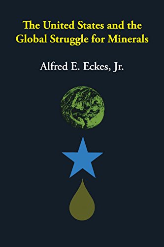 Book cover: “The United States and the Global Struggle for Minerals” with Earth image.