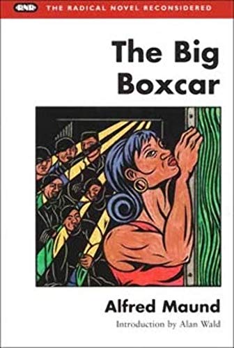 Book cover for “The Big Boxcar” featuring children looking at a train.