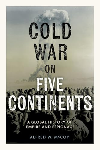 Book cover showing a large mushroom cloud over soldiers in a black and white photo.