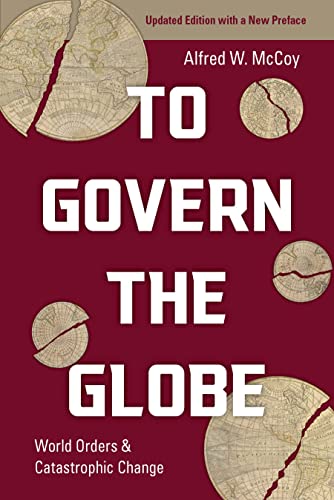 Book cover: "To Govern the Globe" with cracked globe imagery.