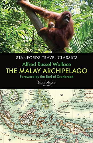 Book cover: orangutan in trees over a map of Southeast Asia.